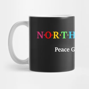 North Dakota, USA. Peace Garden State. Mug